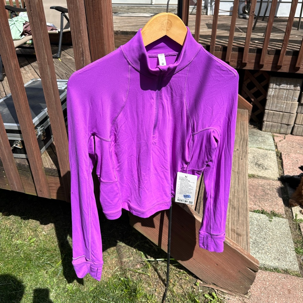 🚫SOLD🚫NWT 💜 MOONLIT MAGENTA💜 lululemon ready to rulu 1/4 zip!